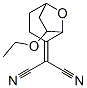 Propanedinitrile, (7-ethoxy-8-oxabicyclo[3.2.1]oct-2-ylidene)-, exo- (9CI) Structure