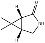 3-Azabicyclo[3.1.0]hexan-2-one,6,6-dimethyl-,(1R-cis)-(9CI) Structure