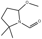 1-Pyrrolidinecarboxaldehyde, 5-methoxy-2,2-dimethyl- (9CI) Structure