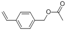 4-VINYLBENZYL ACETATE 구조식 이미지