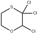 2,3,3-Trichloro-1,4-oxathiane Structure