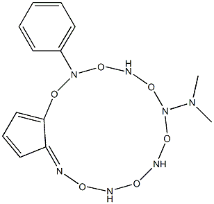 N,N-Dimethyl-2-phenyl-6H-cycloheptoxazol-6-amine Structure