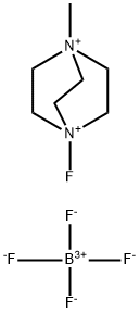 1,4-Diazoniabicyclo[2.2.2]octane, 1-fluoro-4-methyl-, tetrafluoroborate(1-) (1:2) Structure