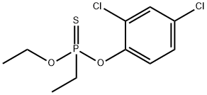 에틸티오포스폰산O-에틸O-(2,4-디클로로페닐)에스테르 구조식 이미지