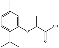 2-(2-ISOPROPYL-5-METHYLPHENOXY)PROPANOIC ACID Structure