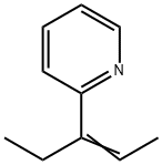 피리딘,2-(1-에틸-1-프로페닐)-(9CI) 구조식 이미지