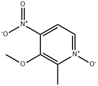 Pyridine, 3-Methoxy-2-Methyl-4-nitro-, 1-oxide Structure