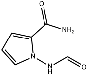 1H-Pyrrole-2-carboxamide,1-(formylamino)-(9CI) Structure