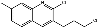 2-CHLORO-3-(3-CHLOROPROPYL)-7-METHYLQUINOLINE Structure