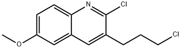2-Chloro-3-(3-chloropropyl)-6-methoxyquinoline Structure