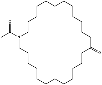 1-Acetyl-1-azacyclohexacosan-14-one Structure