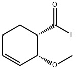 3-Cyclohexene-1-carbonyl fluoride, 2-methoxy-, (1S-cis)- (9CI) Structure