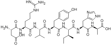(D-ALA7)-ANGIOTENSIN I/II (1-7) Structure