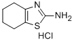 4,5,6,7-TETRAHYDRO-BENZOTHIAZOL-2-YLAMINE HYDROCHLORIDE Structure