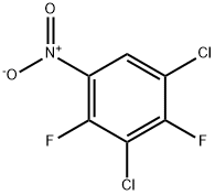 2,4-Difluoro-3,5-dichloronitrobenzene 구조식 이미지