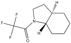 1H-Indole, octahydro-1-(trifluoroacetyl)-, trans-(+)- (9CI) Structure