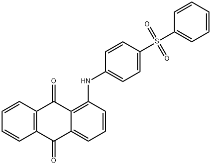 1-[p-(페닐설포닐)아닐리노]안트라퀴논 구조식 이미지