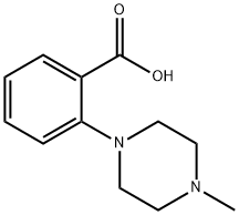 2-(4-метилпиперазин-1-ил)бензойная кислота структурированное изображение
