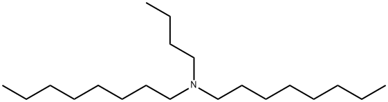 N-butyldioctylamine Structure