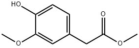methyl 4-hydroxy-3-methoxyphenylacetate Structure