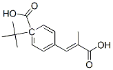 Benzoic acid, 4-(2-carboxy-1-propenyl)-, 1-(1,1-dimethylethyl) ester, (E)- (9CI) Structure
