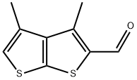 3,4-DIMETHYLTHIENO[2,3-B]THIOPHENE-2-CARBALDEHYDE Structure