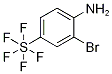 2-BroMo-4-(pentafluorothio)aniline, 97% 구조식 이미지