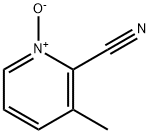2-Pyridinecarbonitrile,3-methyl-,1-oxide(9CI) 구조식 이미지