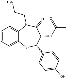 N,N,O-Tridesmethyl Diltiazem Structure