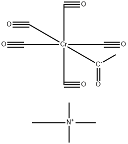 TETRAMETHYLAMMONIUM (1-HYDROXYETHYLIDENE)PENTACARBONYLCHROMIUM Structure