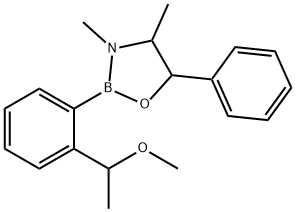 1,3,2-Oxazaborolidine,  2-[2-(1-methoxyethyl)phenyl]-3,4-dimethyl-5-phenyl- 구조식 이미지