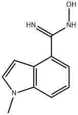 N'-Hydroxy-1-methyl-1H-indole-4-carboximidamide Structure