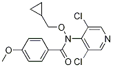 3-CyclopropylMethoxy-N-(3,5-dichloropyrid-4-yl)-4-MethoxybenzaMide 구조식 이미지