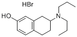 (+/-)-7-HYDROXY-2-DIPROPYLAMINOTETRALIN HYDROBROMIDE 구조식 이미지