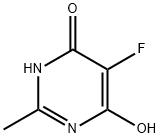 4(1H)-Pyrimidinone, 5-fluoro-6-hydroxy-2-methyl- (9CI) 구조식 이미지