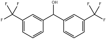 3,3'-BIS(TRIFLUOROMETHYL)BENZHYDROL Structure