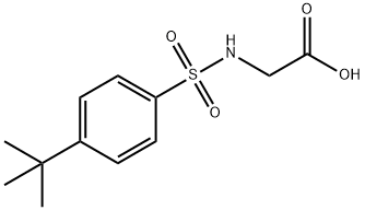 2-(([4-(TERT-BUTYL)페닐]술포닐)아미노)아세트산 구조식 이미지