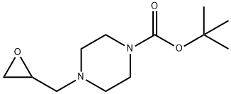1-(2,3-Epoxypropyl)-4-tert-butoxycarbonylpiperazine Structure
