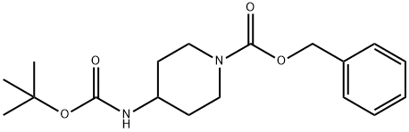 1-CBZ-4-(BOC-AMINO)PIPERIDINE Structure