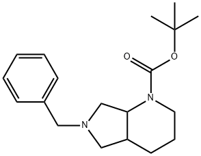 1-Boc-6-benzyloctahydropyrrolo[3,4-b]pyridine 구조식 이미지