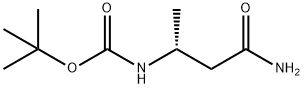 Carbamic acid, (3-amino-1-methyl-3-oxopropyl)-, 1,1-dimethylethyl ester, (R)- Structure