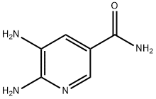 3-Pyridinecarboxamide,  5,6-diamino- Structure
