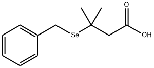 3-(Benzylseleno)-3-methylbutyric acid Structure