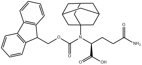 FMOC-GLN(1-ADAMANTYL)-OH 구조식 이미지