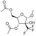 Methyl-2-C-(trifluoromethyl)-alpha-D-ribofuranoside-3,5-diacetate Structure