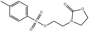 TOLUENE-4-SULFONIC ACID 2-(2-OXO-OXAZOLIDIN-3-YL)-ETHYL ESTER 구조식 이미지