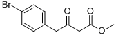 4-(4-BROMO-PHENYL)-3-OXO-BUTYRIC ACID METHYL ESTER Structure