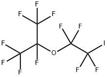 2-IODOTETRAFLUOROETHYL HEPTAFLUOROISOPROPYL ETHER Structure