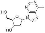 6-methylpurine 2'-deoxyriboside Structure