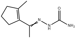 Hydrazinecarboxamide, 2-[1-(2-methyl-1-cyclopenten-1-yl)ethylidene]- Structure